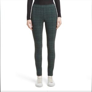 Theory Plaid Leggings